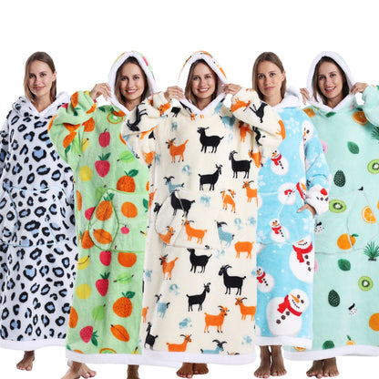 Fleece Hoodie Blanket