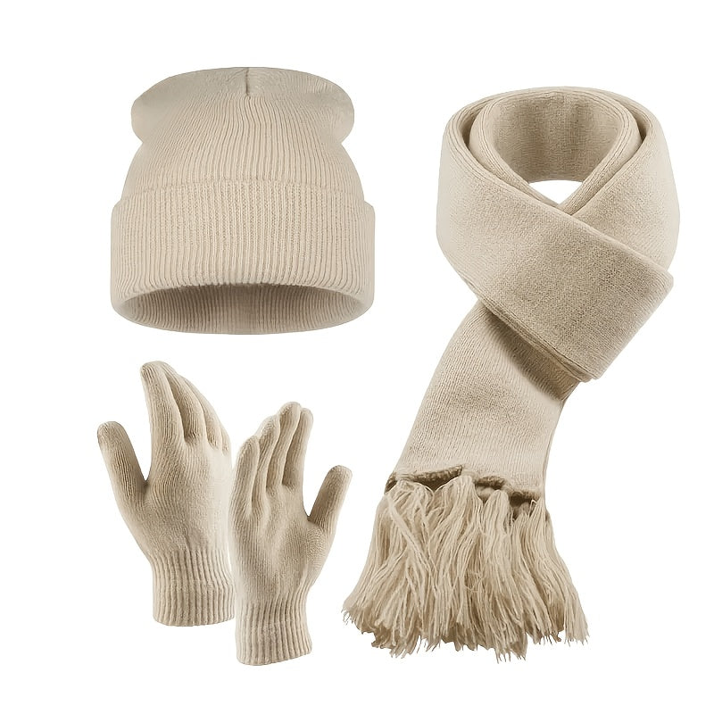 3Pcs Winter Warm Set