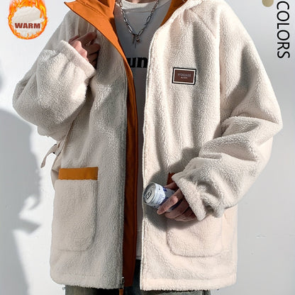 Reversible Embroidered Fleece Jacket