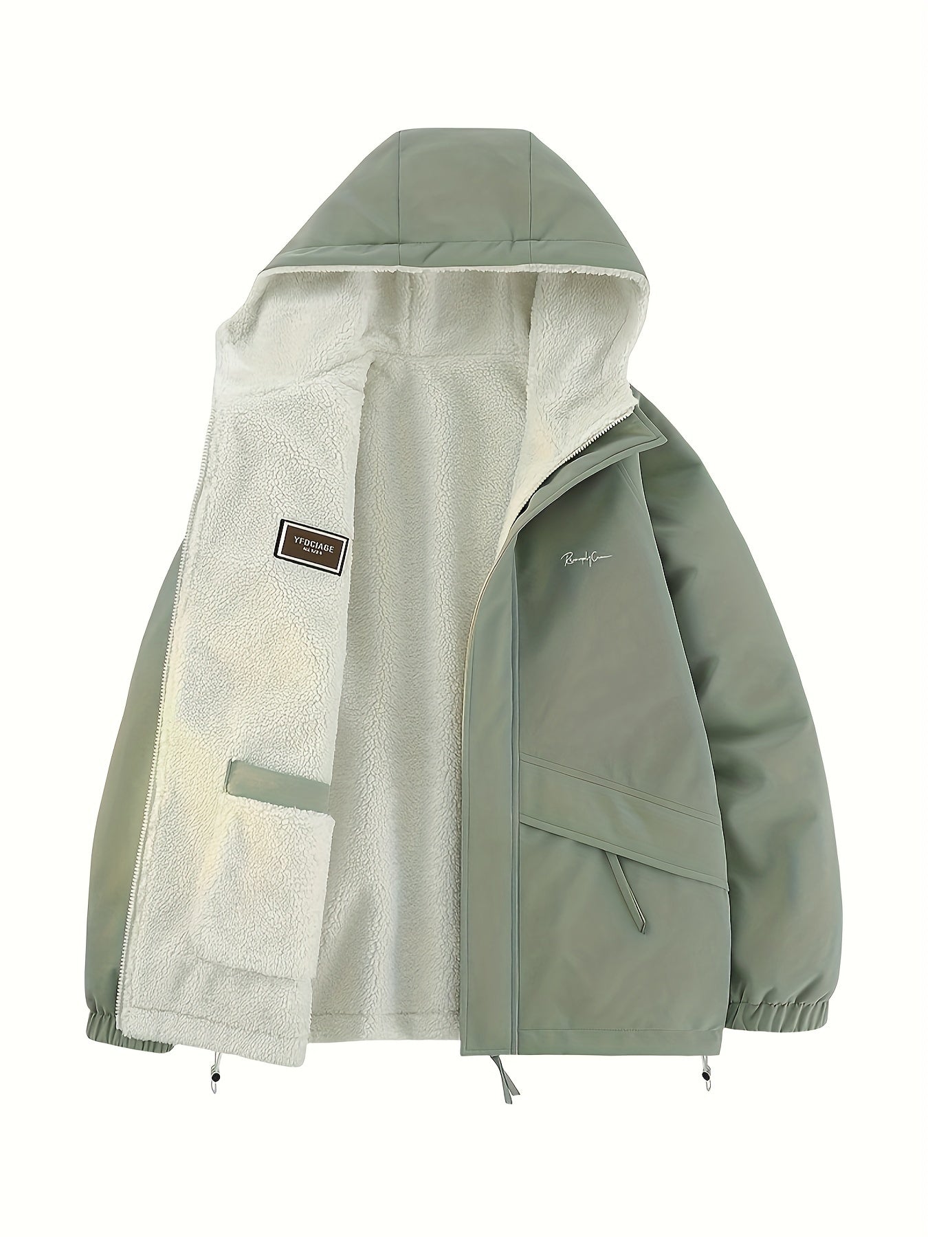 Reversible Embroidered Fleece Jacket