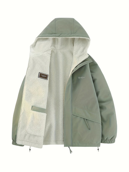 Reversible Embroidered Fleece Jacket