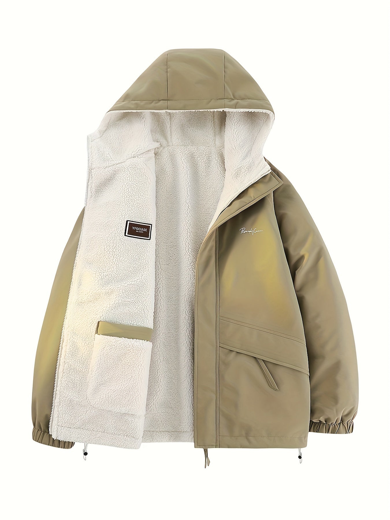 Reversible Embroidered Fleece Jacket